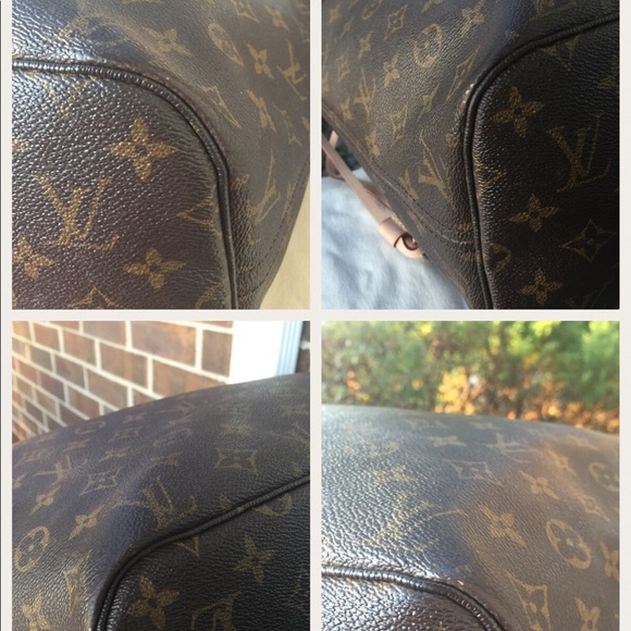 SOLD Louis Vuitton Neverfull MM Monogram beige - Picture 3 of 8